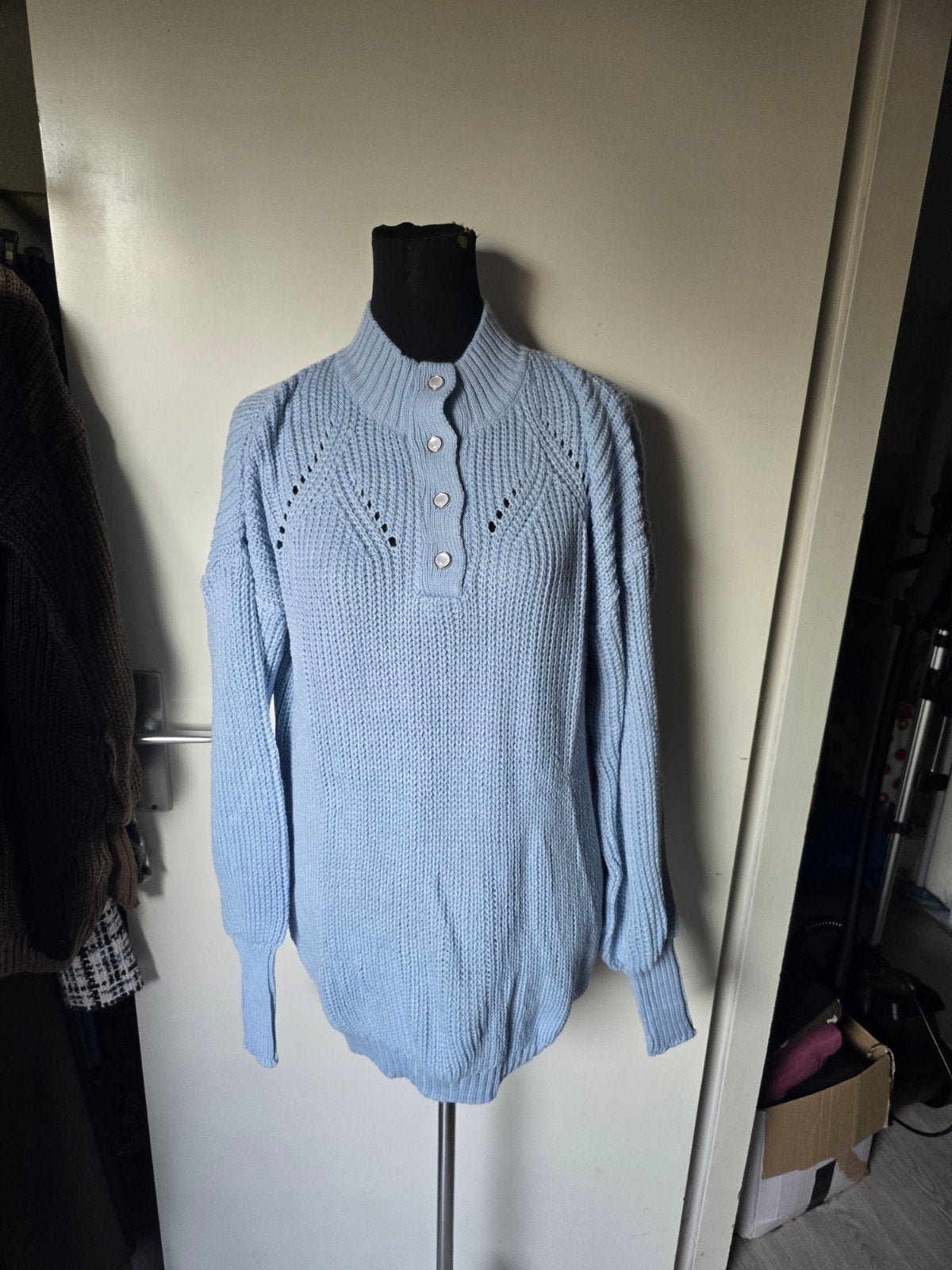 dames trui, Kleding | Dames, Ophalen of Verzenden, Nieuw, Maat 42/44 (L), Blauw