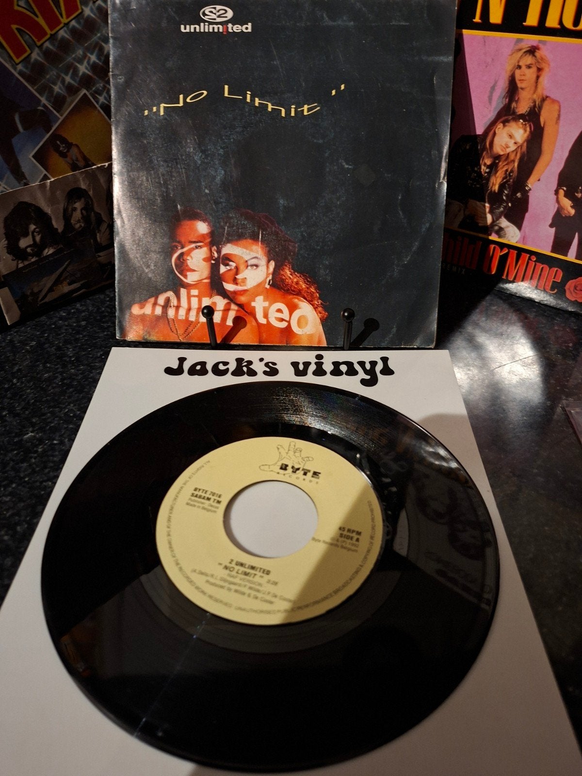 2 Unlimited - No Limit (Single Vinyl) 1992, Fotohoes, Ophalen of Verzenden, Gebruikt, 7 inch