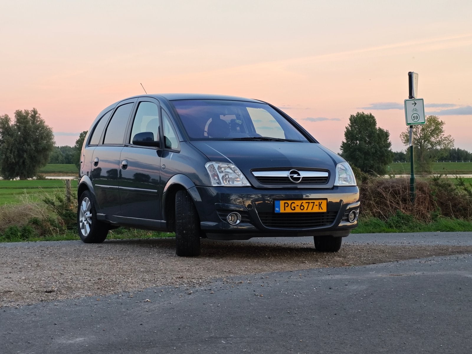 Opel Meriva 2010 Blauw | 105pk | 175.000km | APK, Voorwielaandrijving, 4 cilinders, Blauw, 1200 kg