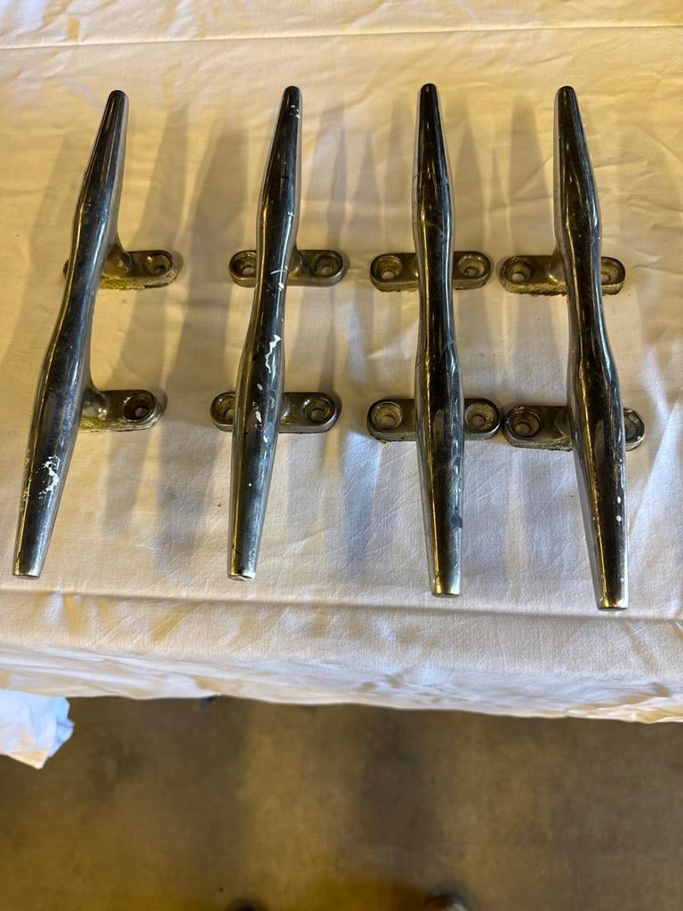 Set van 4 bronzen kikkers voor boot, Watersport en Boten, Ophalen, Gebruikt, Overige typen