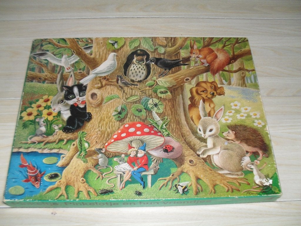 Pinkeltje, Pinkelotje en hun vriendjes puzzle 80 stukjes, Ophalen, Minder dan 500 stukjes, Gebruikt, Legpuzzel