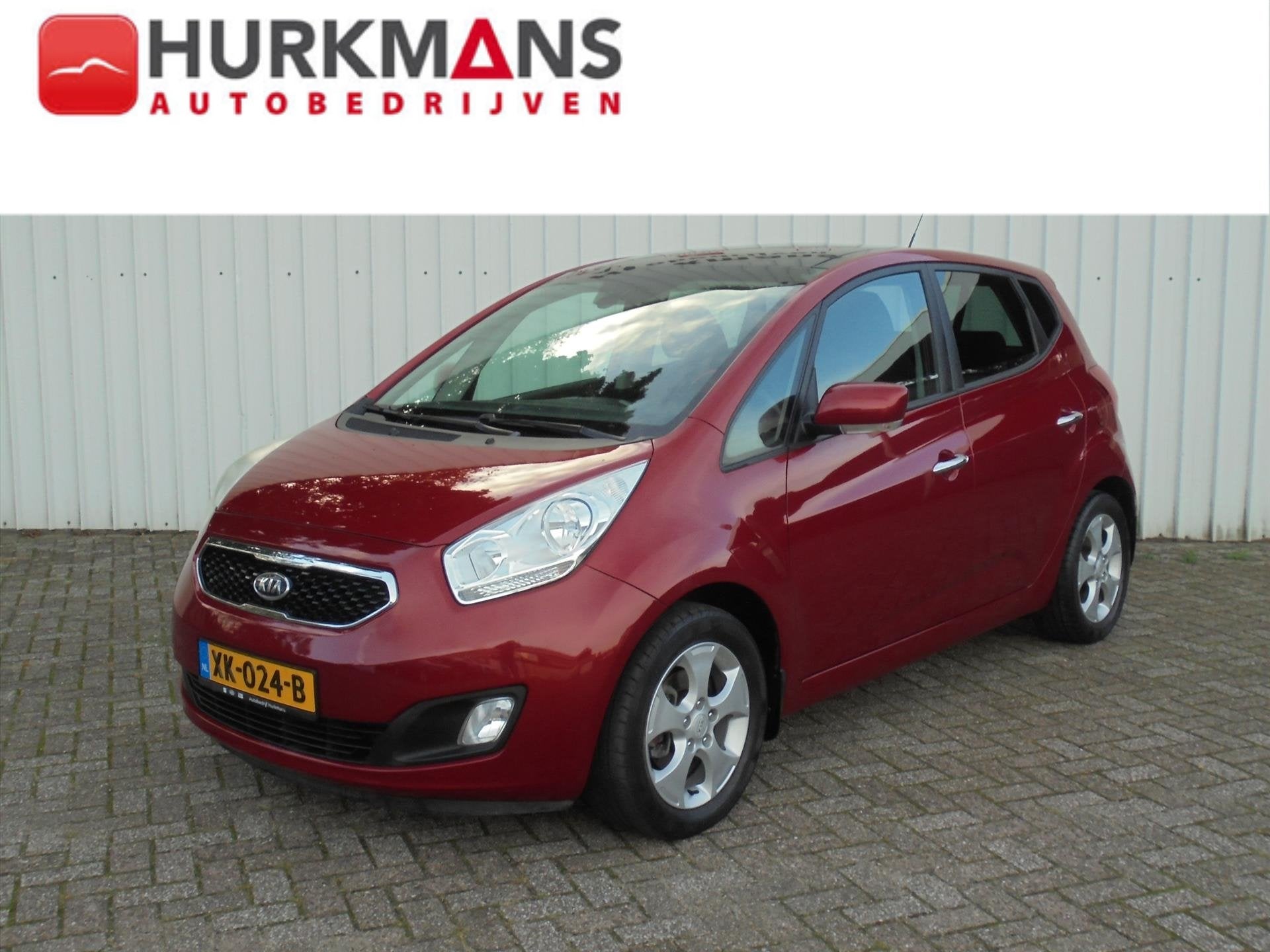 Kia Venga 1.6i AUTOMAAT HOGE INSTAP 60.741 KM ! TREKHAAK, Auto's, Automaat, 4 cilinders, Automatische klimaatregeling, Bedrijf