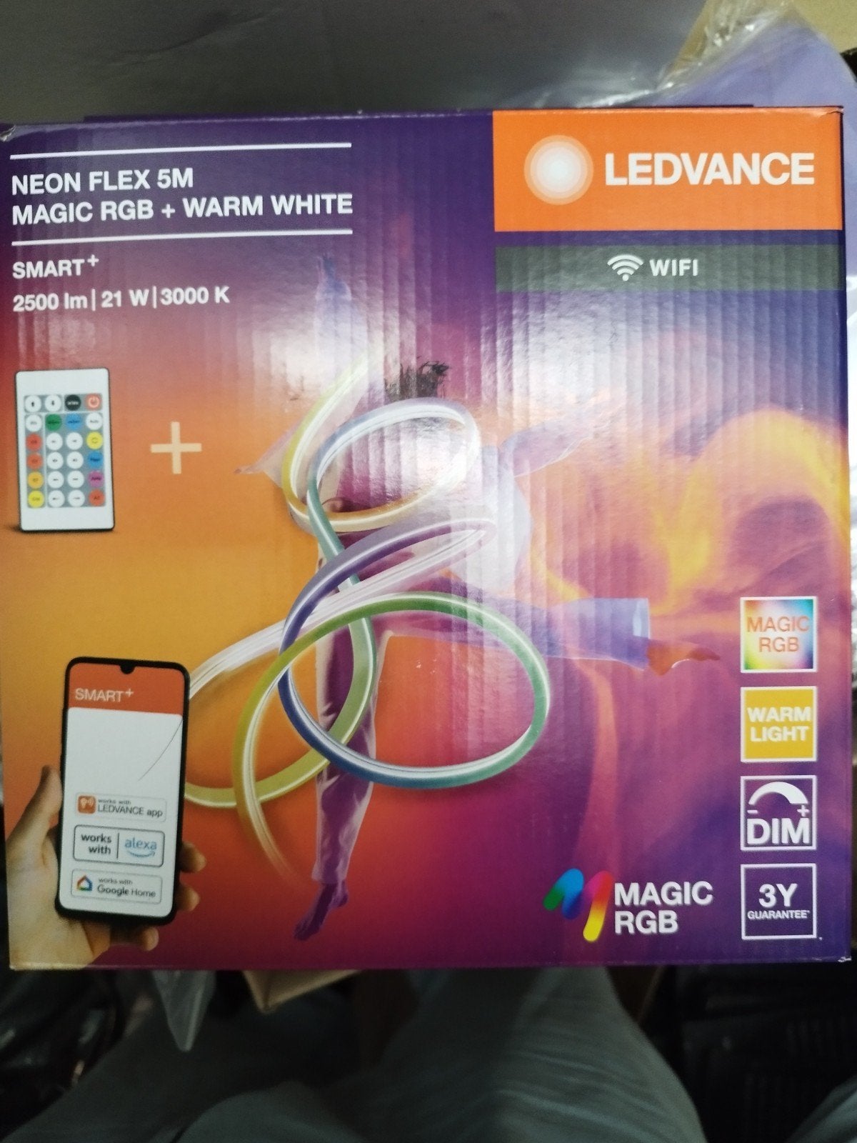 LEDVANCE Neon Flex 5M Smart+ RGB + Warm Wit LED Strip, Kleur aanpasbaar, Ophalen of Verzenden, Nieuw, LEDVANCE