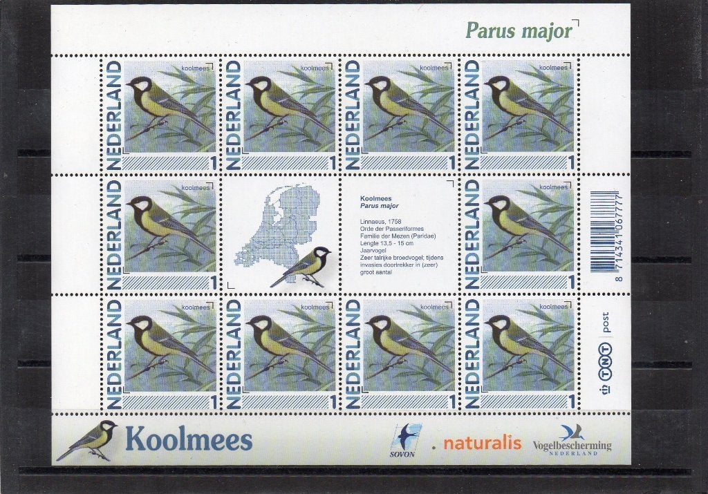 NVPH 2791 Postfris 2011 Koolmees Vogels, Ophalen of Verzenden, Na 1940, Postfris