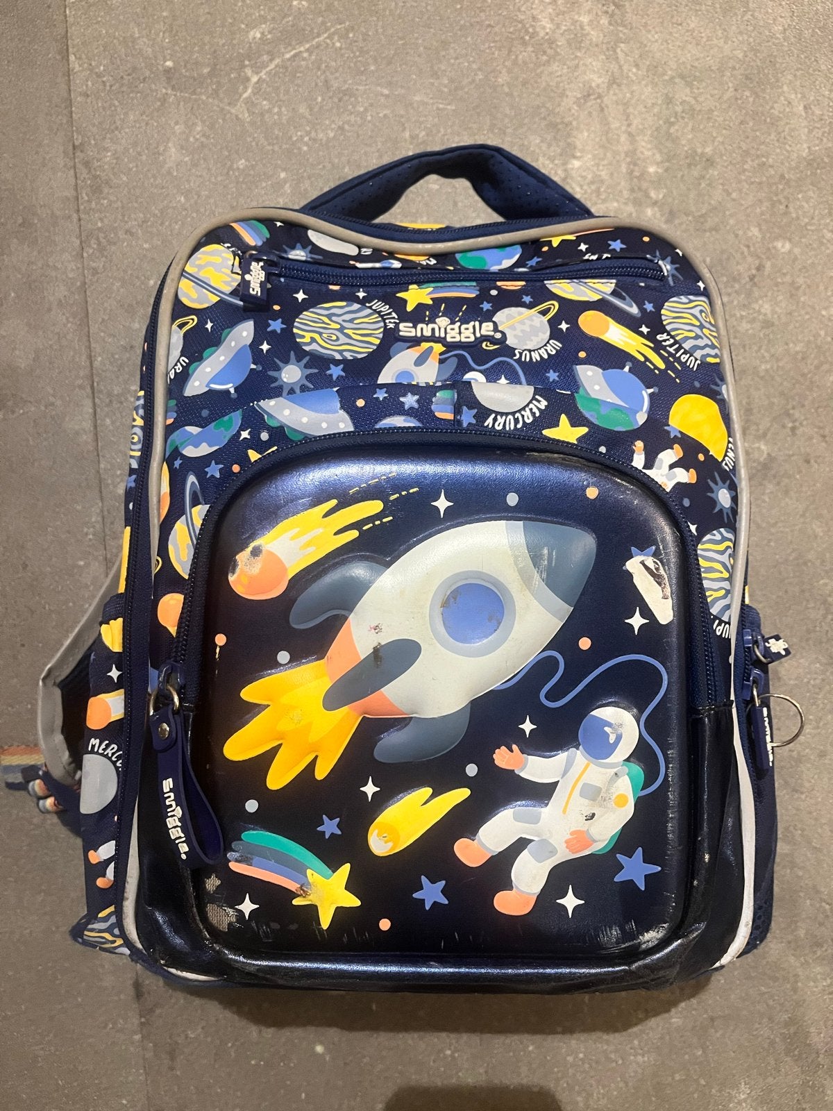 Smiggle Rugzak Ruimtevaart Thema - Gebruikt, Gebruikt, Ophalen of Verzenden, 30 tot 40 cm, Minder dan 30 cm