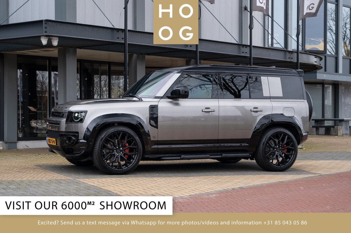 Land Rover Defender 110 P300e X-Dynamic HSE Urban Widetrack, Auto's, Land Rover, Automaat, Gebruikt, Leder, 301 pk
