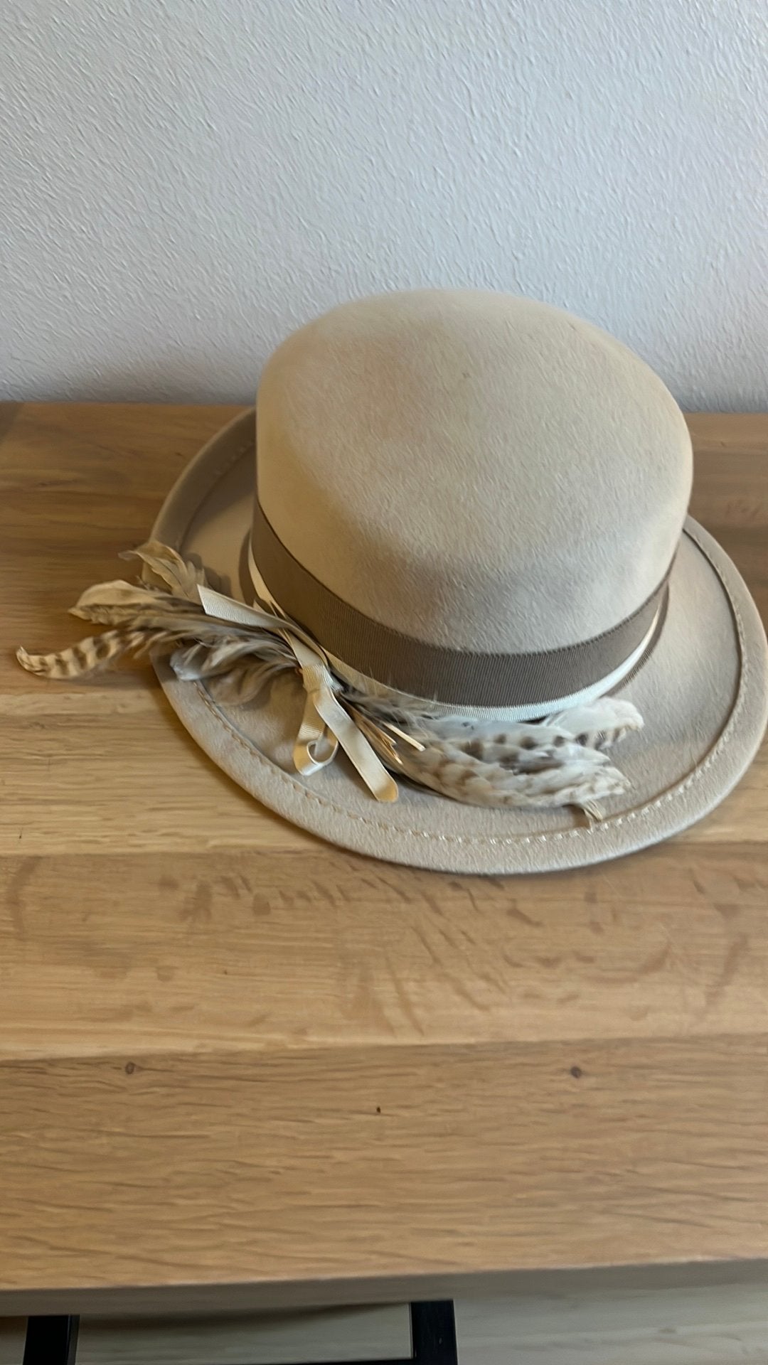 Vintage Hoed Mayser, Ophalen of Verzenden, Zo goed als nieuw, One size fits all