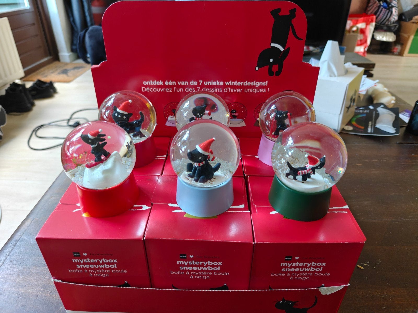 Takkie & Siepie Mysterybox Sneeuwbol complete set, Verzamelen, Ophalen of Verzenden, Zo goed als nieuw