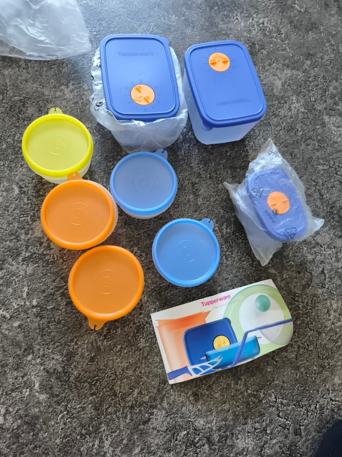 Diverse Tupperware set - Bakjes, bekers en meer, Overige kleuren, Luchtdicht, Overige typen, Nieuw