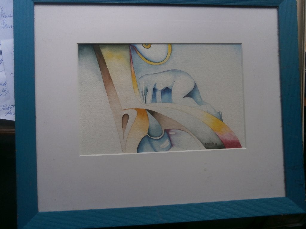 Canseffo, Mooie aquarel in een mooie lijst, info gevraagd, Ophalen