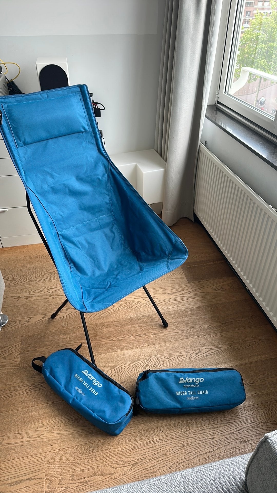 Vango micro tall chair 2 stuks zgan, Ophalen of Verzenden, Zo goed als nieuw, Campingstoel