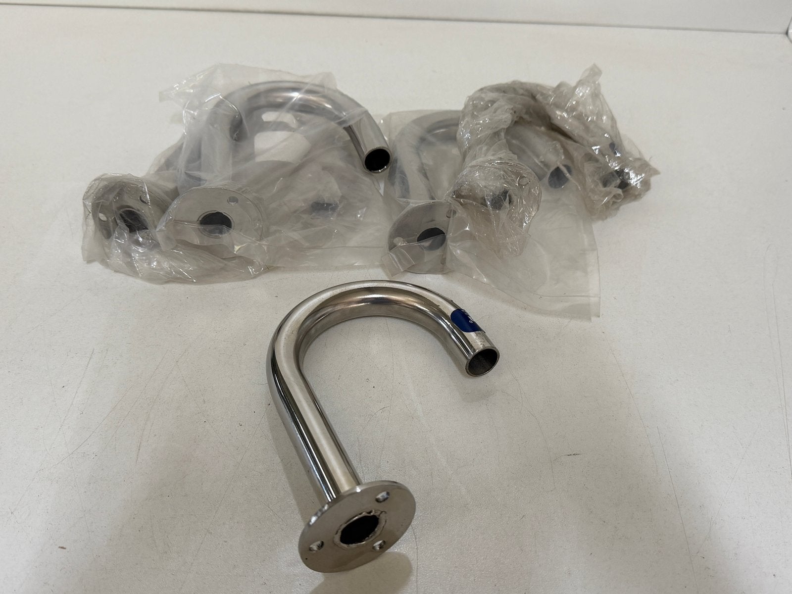 4 x RVS zwanenhals dekdoorvoer 20 mm nieuw, Verzenden, Nieuw, Overige typen