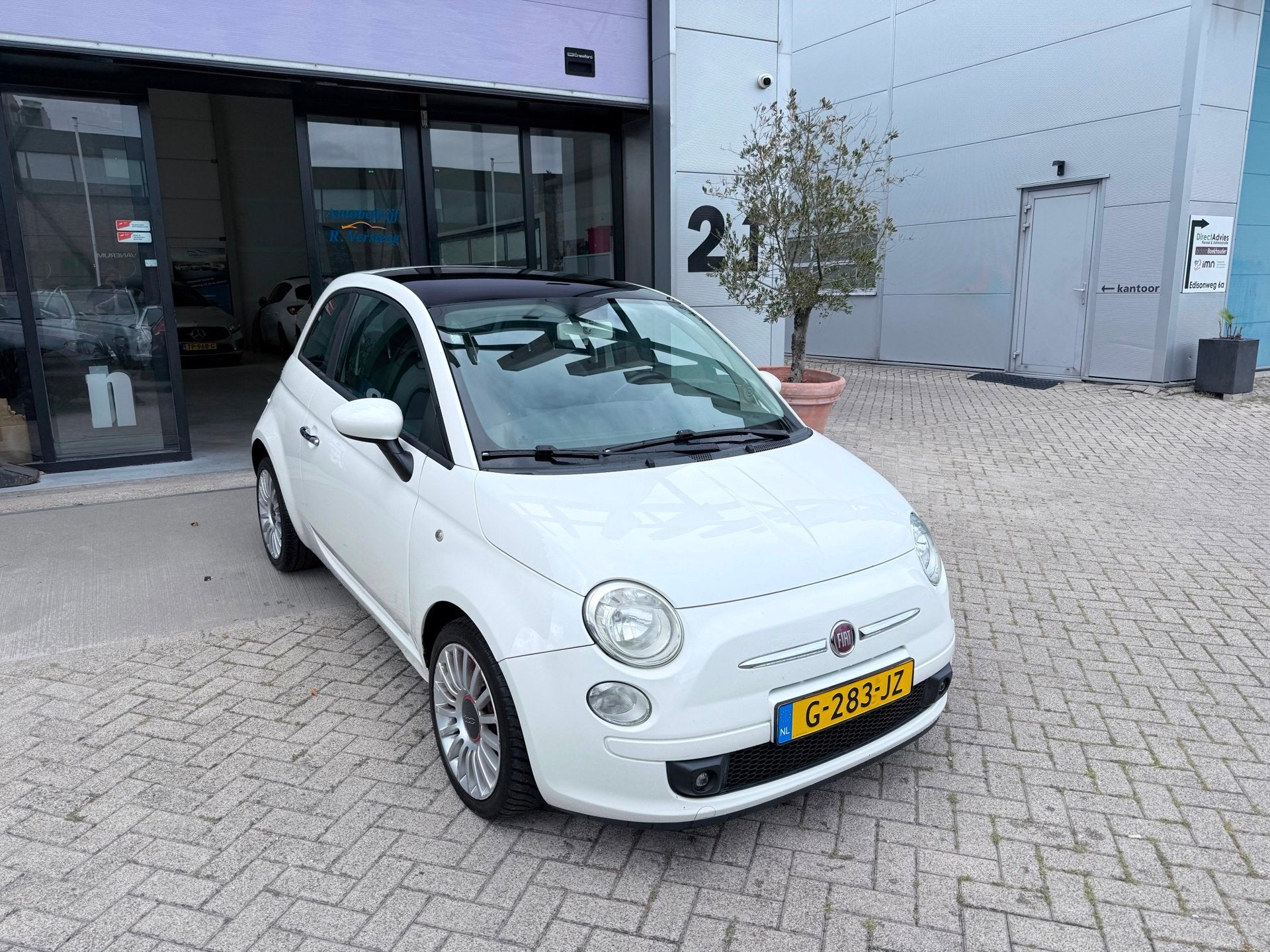 Fiat 500 1.4-16V Lounge! LEUKE AUTO! INRUIL MOGELIJK!, Auto's, Fiat, Voorwielaandrijving, Euro 5, Gebruikt, 31 €/maand