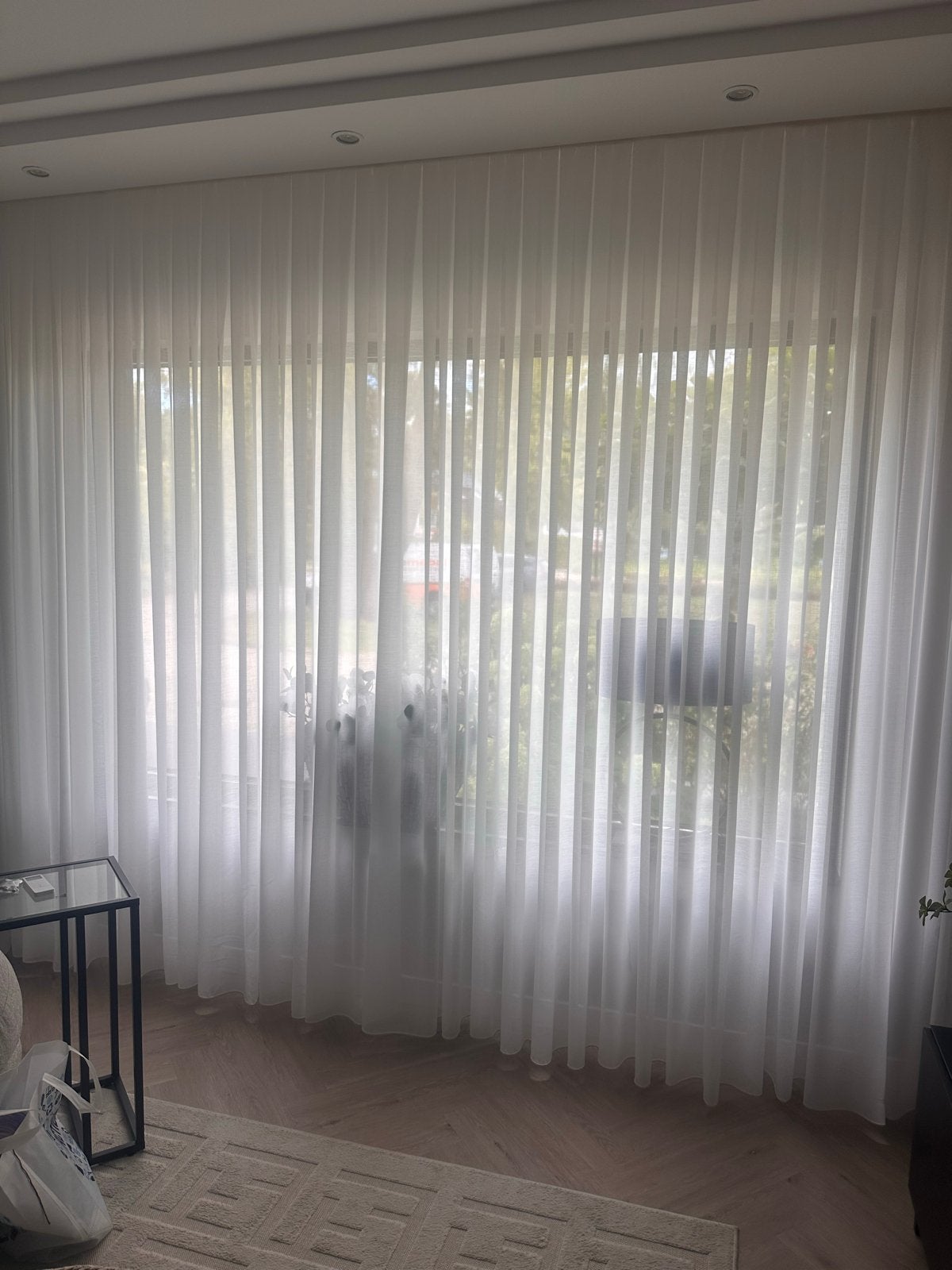 Lichtdoorlatende Inbetweens - Wit, Nieuw, Ophalen of Verzenden, Lichtdoorlatend, 258 cm