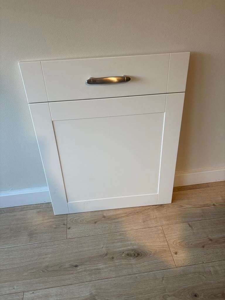 Ikea vaatwasser frontpaneel wit, Ophalen, Zo goed als nieuw