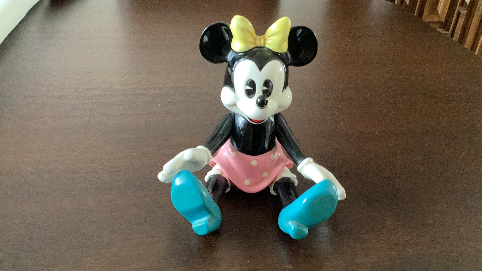 Speeldoosje Minnie Mouse  Disney, Ophalen of Verzenden, Mickey Mouse, Gebruikt, Beeldje of Figuurtje
