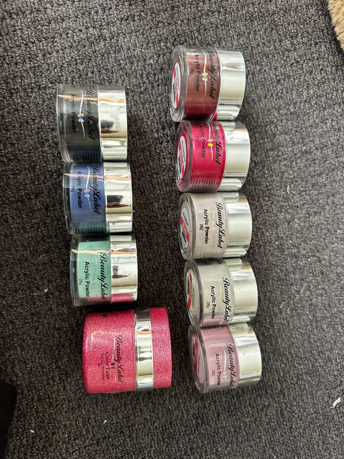 Beauty label acryl poeder, Gebruikt, Overige kleuren, Ophalen of Verzenden, Handen en Nagels