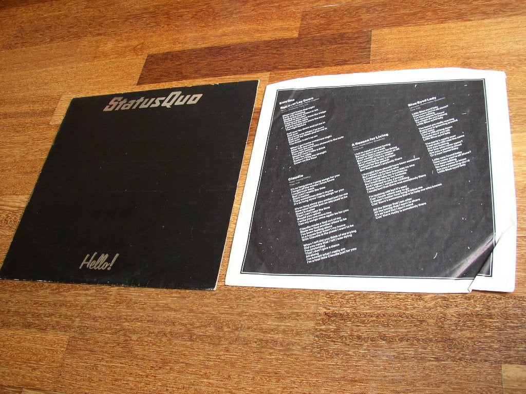 Elpee Hello!, Status Quo, Cd's en Dvd's, LP, Gebruikt, Hard Rock, Ophalen of Verzenden