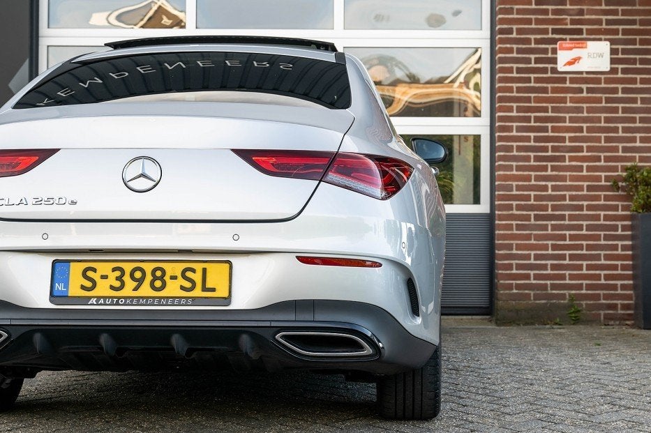 Mercedes-Benz CLA-Klasse 250 250 e AMG Line | Panorama | Tre, Auto's, CLA, Gebruikt, Zwart, 4 cilinders