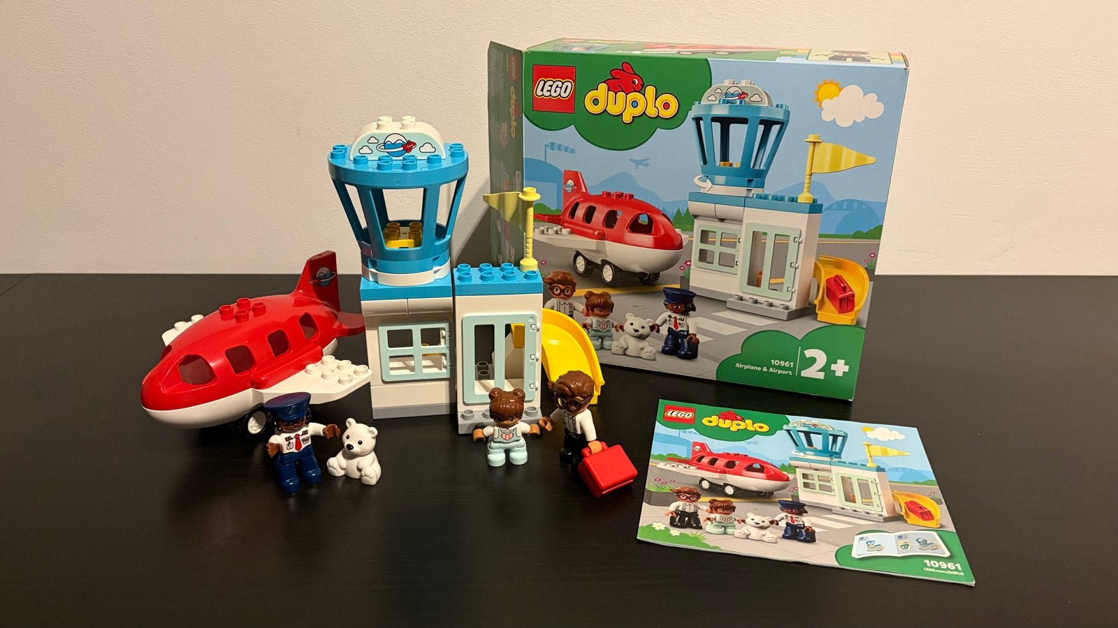 Lego Duplo Vliegveld en Vliegtuig (10961), Ophalen, Overige thema's, Zo goed als nieuw, Compleet