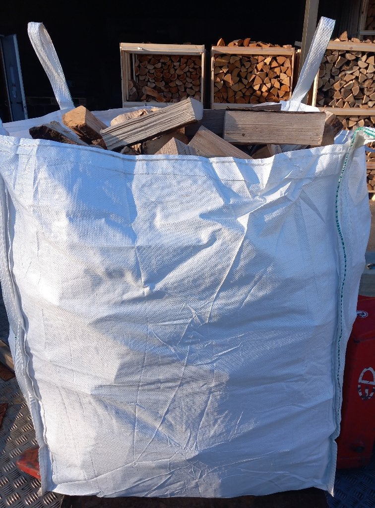 gemengd ovengedroogd haardhout.losgestort of in bigbag, 6 m³ of meer, Ophalen of Verzenden, Blokken