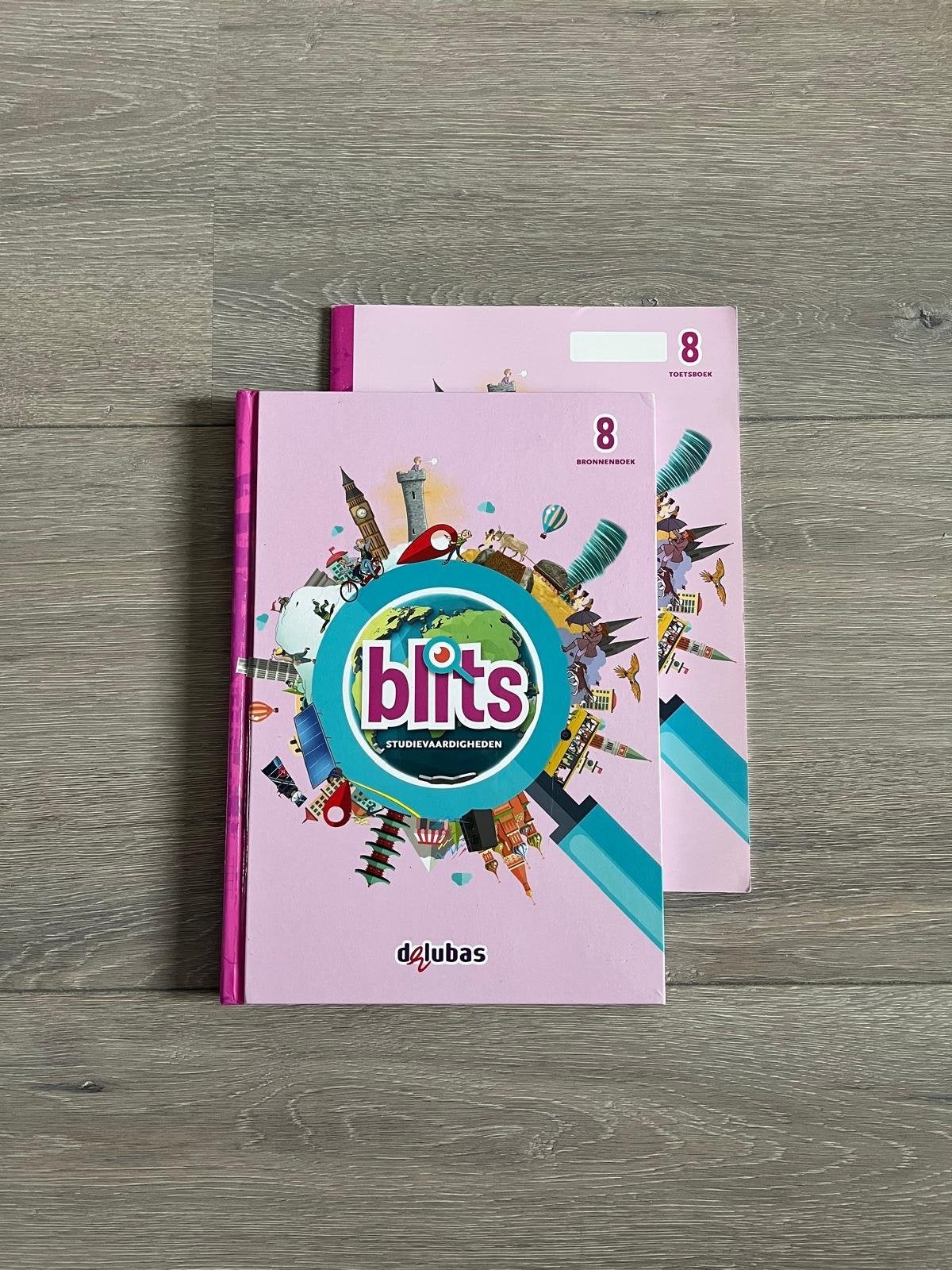 Blits Studievaardigheden Bronnenboek & werkboek 8, Boeken, Ophalen of Verzenden, Zo goed als nieuw, Overige niveaus, Overige vakken