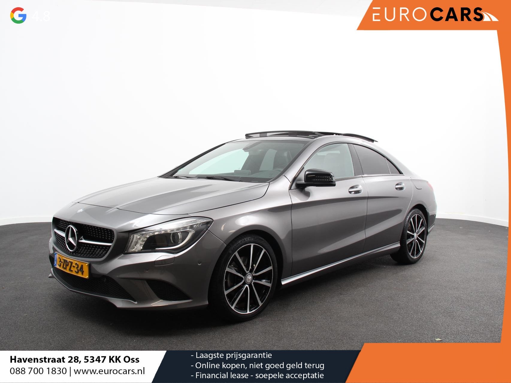 Mercedes-Benz CLA-klasse 180 Ambition Climate Control Naviga, Auto's, Stof, Gebruikt, Euro 6, 4 cilinders