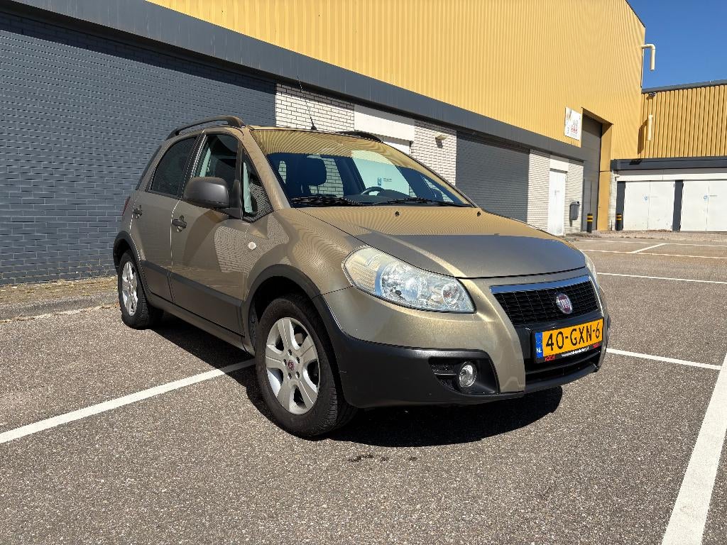 Fiat Sedici 1.6 16V 2WD 2008 Beige | Airco | Trekhaak |, Voorwielaandrijving, Euro 5, Zwart, 4 cilinders