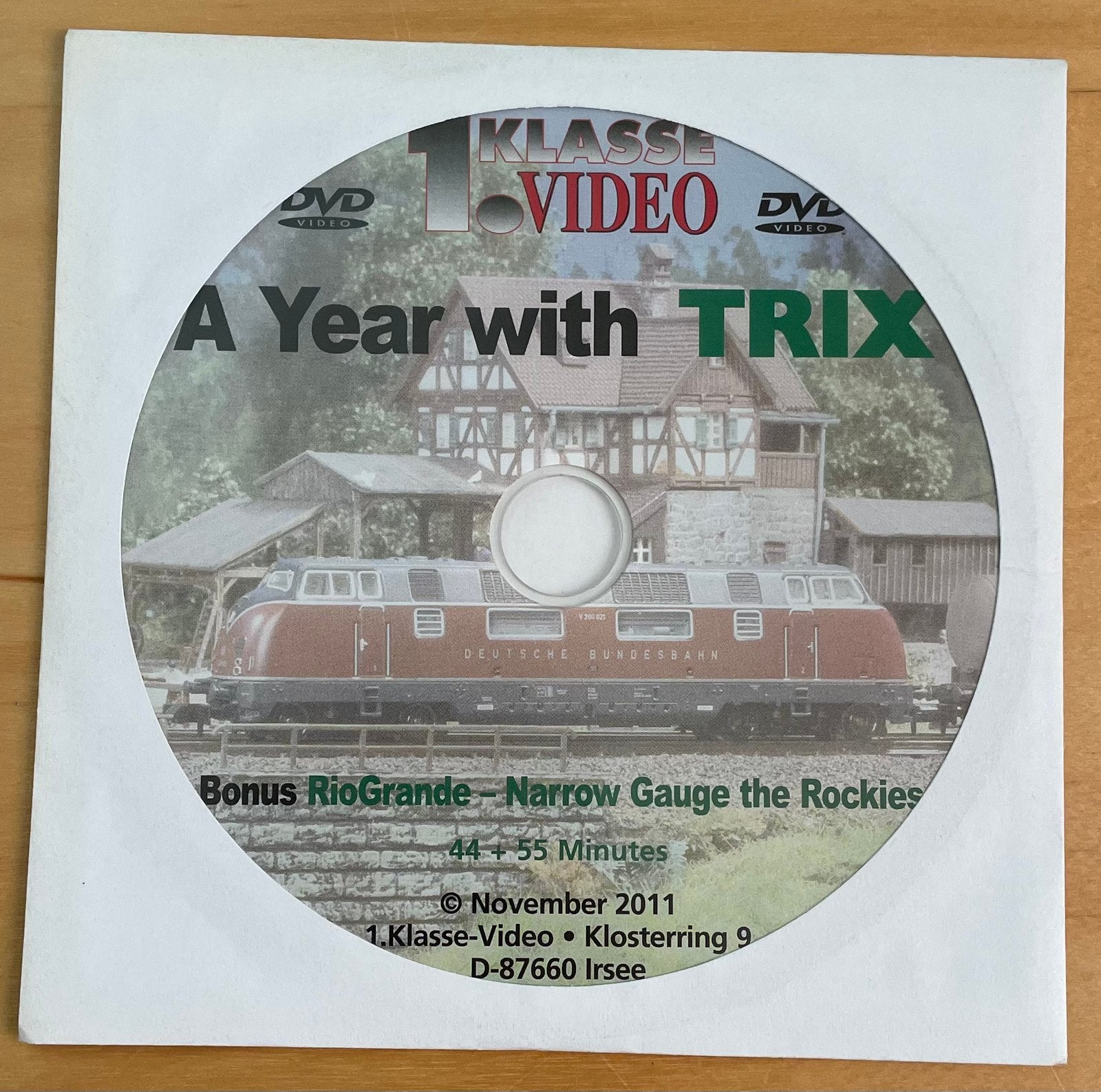 DVD A Year wirh TRIX 2011, Ophalen of Verzenden, Gebruikt, Trein, Overige typen