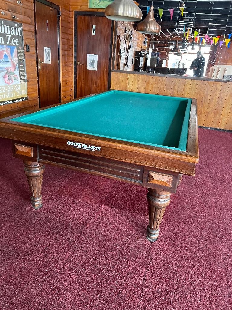 Prachtig Bocke Carambole wedstrijdBiljart (verwarmd), Sport en Fitness, Biljarten en Poolen, Ophalen, Gebruikt, Biljarttafel