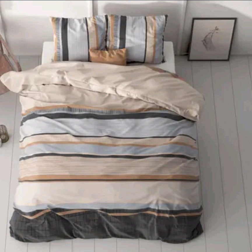 2x Sleeptime Marina Multi Dekbedovertrek 140x200/220, Anti-allergisch, Meerkleurig, Overige typen, Sleeptime
