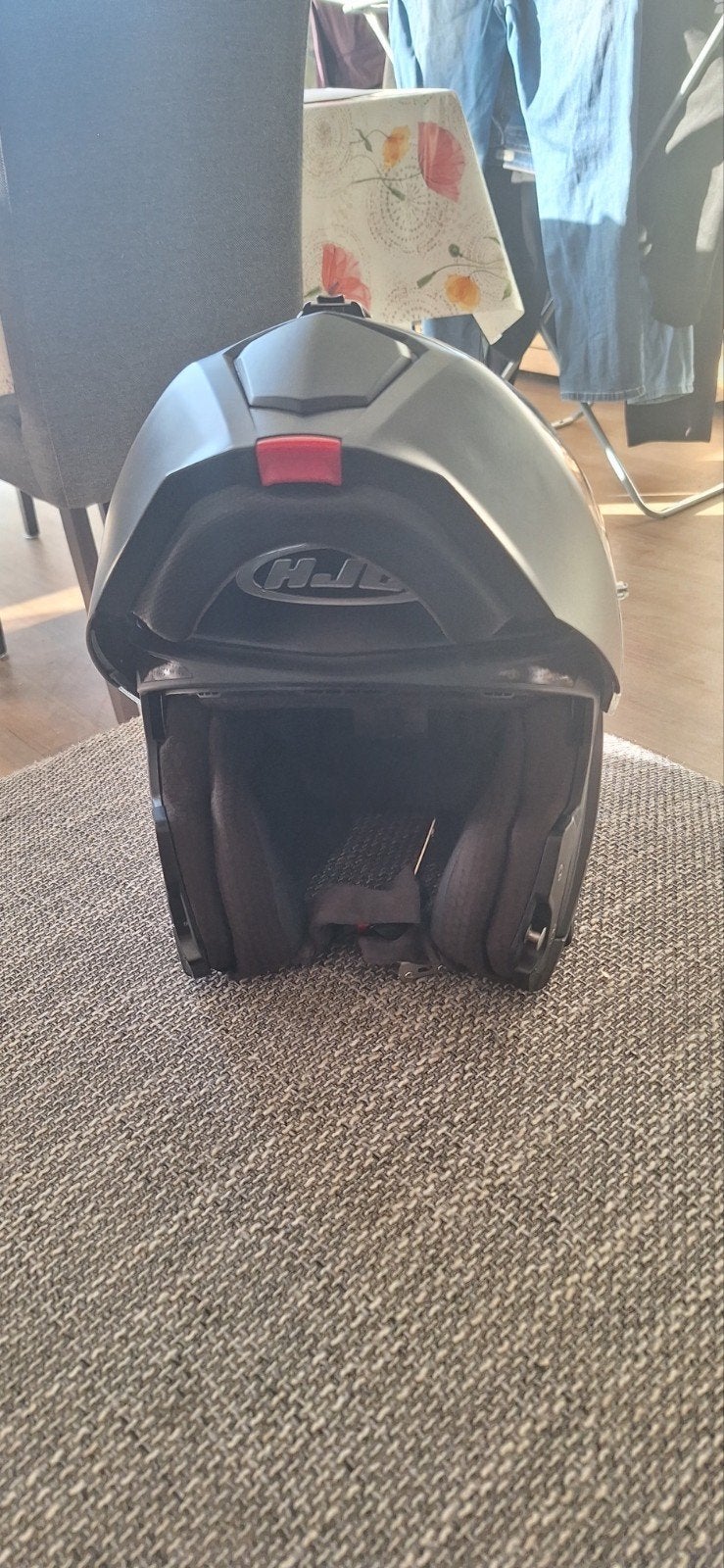 HJC Integraalhelm Maat L - Goede Staat (dopje mist), Motoren, Ophalen of Verzenden, Tweedehands, Overige typen, HJC