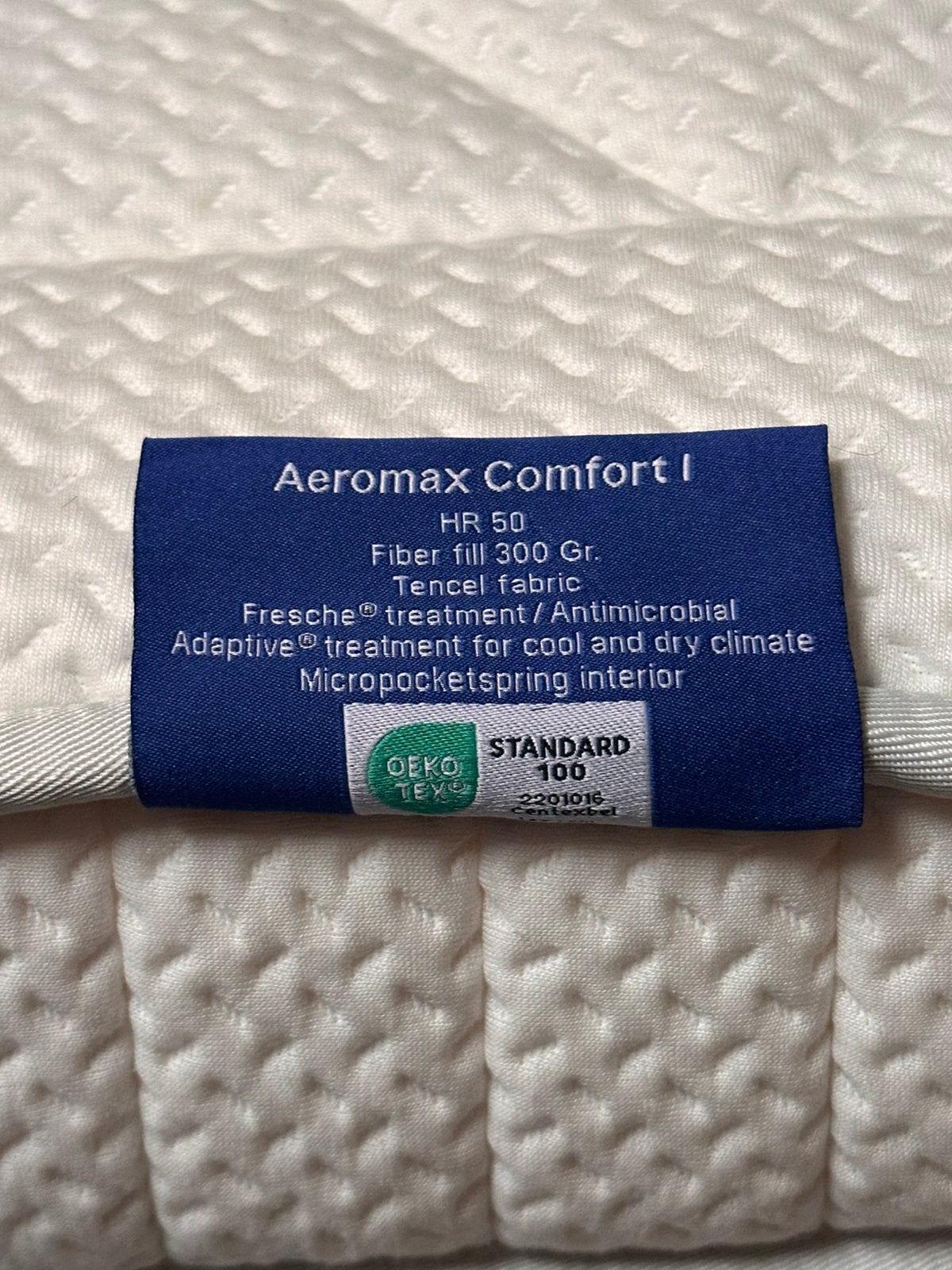 Swiss Sense topper Aeromax Comfort 1 180 x 210, Ophalen, 210 cm, Tweepersoons, Zo goed als nieuw