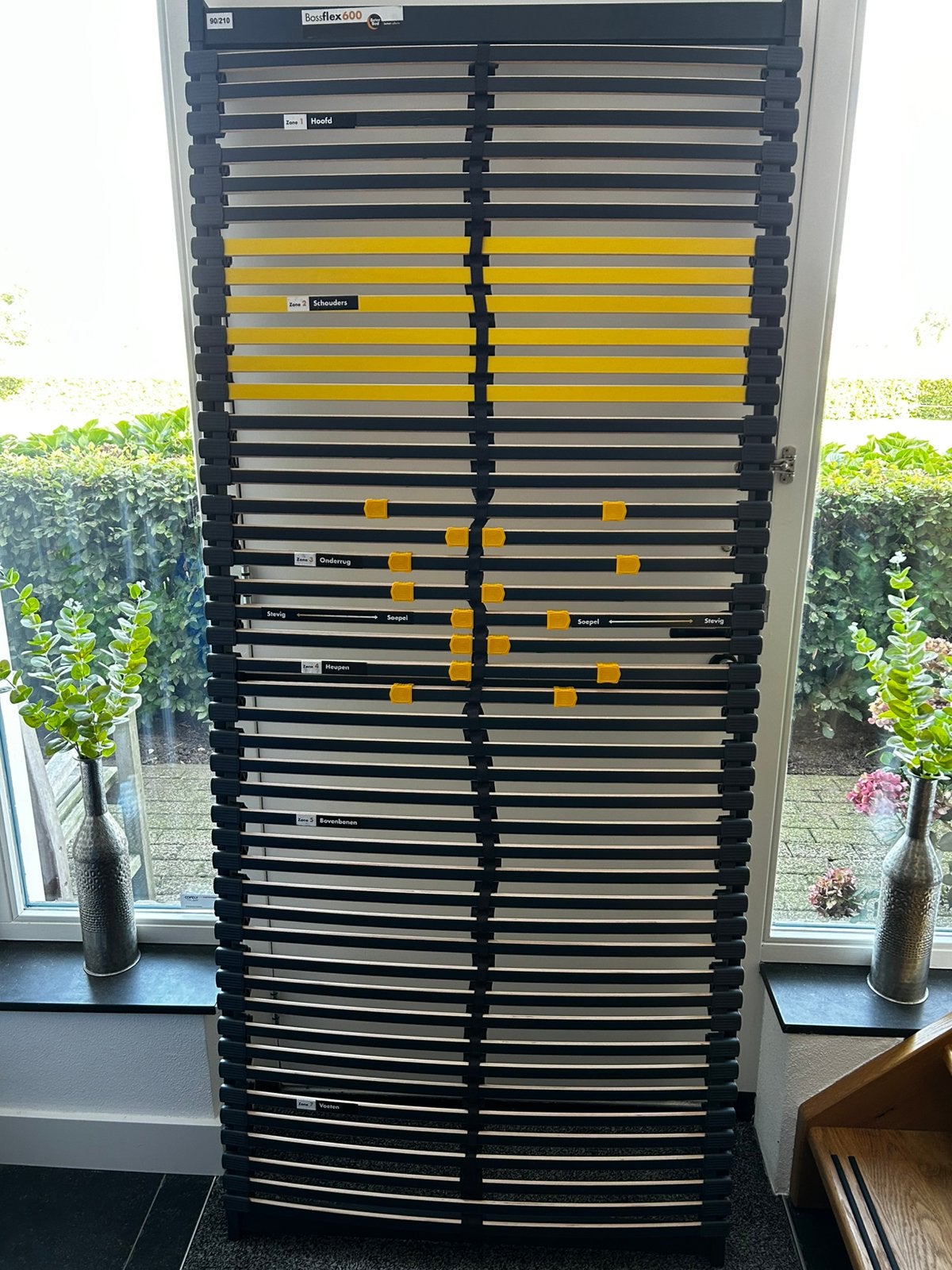 Bossflex 600 lattenbodem, Ophalen, 90 cm, Eenpersoons, 210 cm