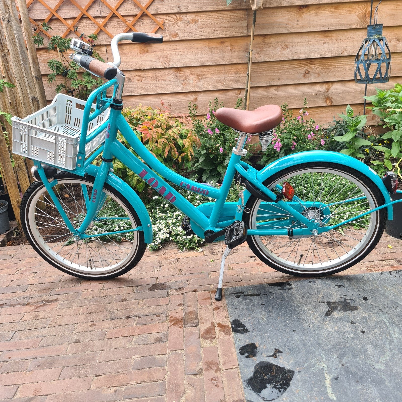Cargo Load 20 inch meisjes transportfiets Kobaltblauw, Ophalen, Zo goed als nieuw, 20 inch of meer, Cargo Load