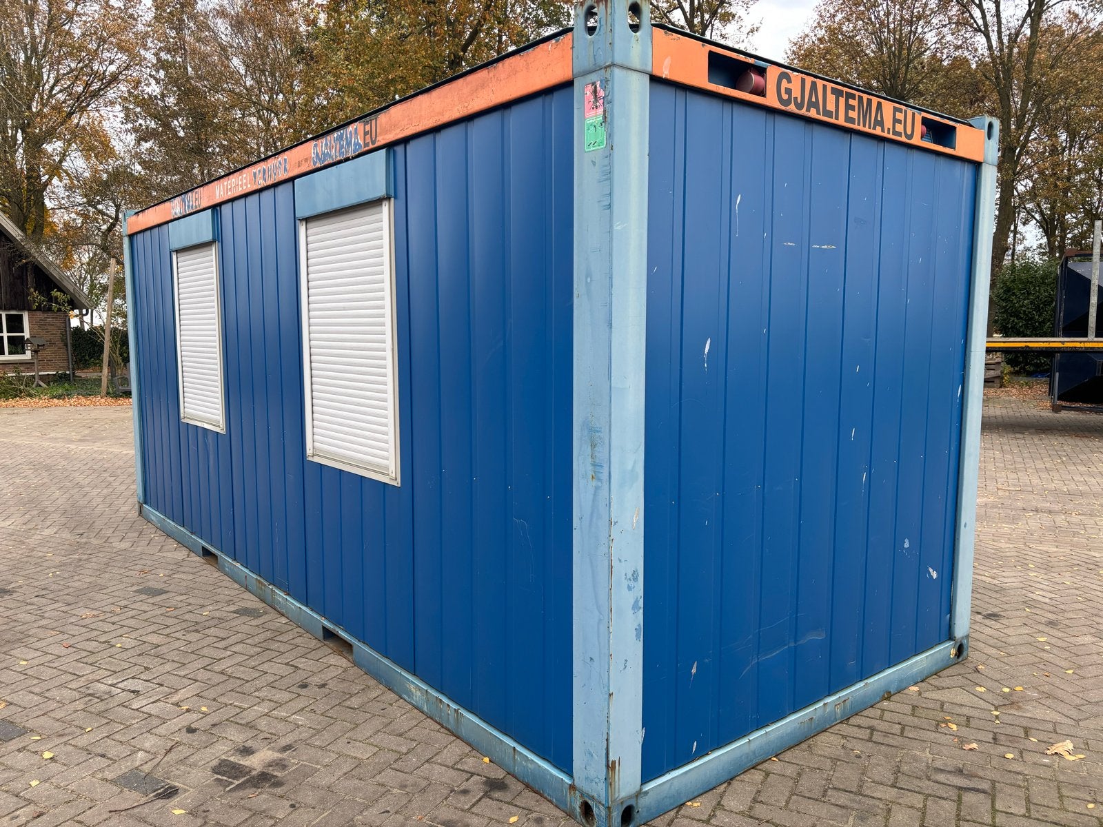 6x2,5m kantoorunit/bouwkeet zonder keukenblok, goede staat, Ophalen