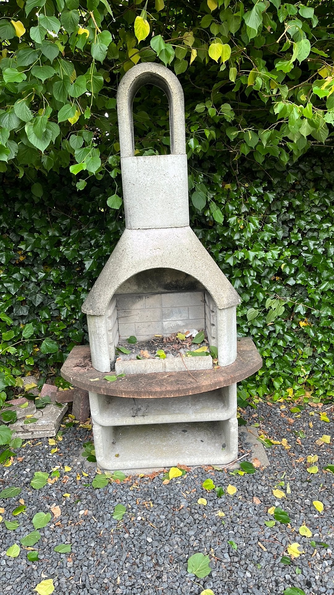 Barbecue/ opehaard voor in de tuin, Ophalen, Gebruikt