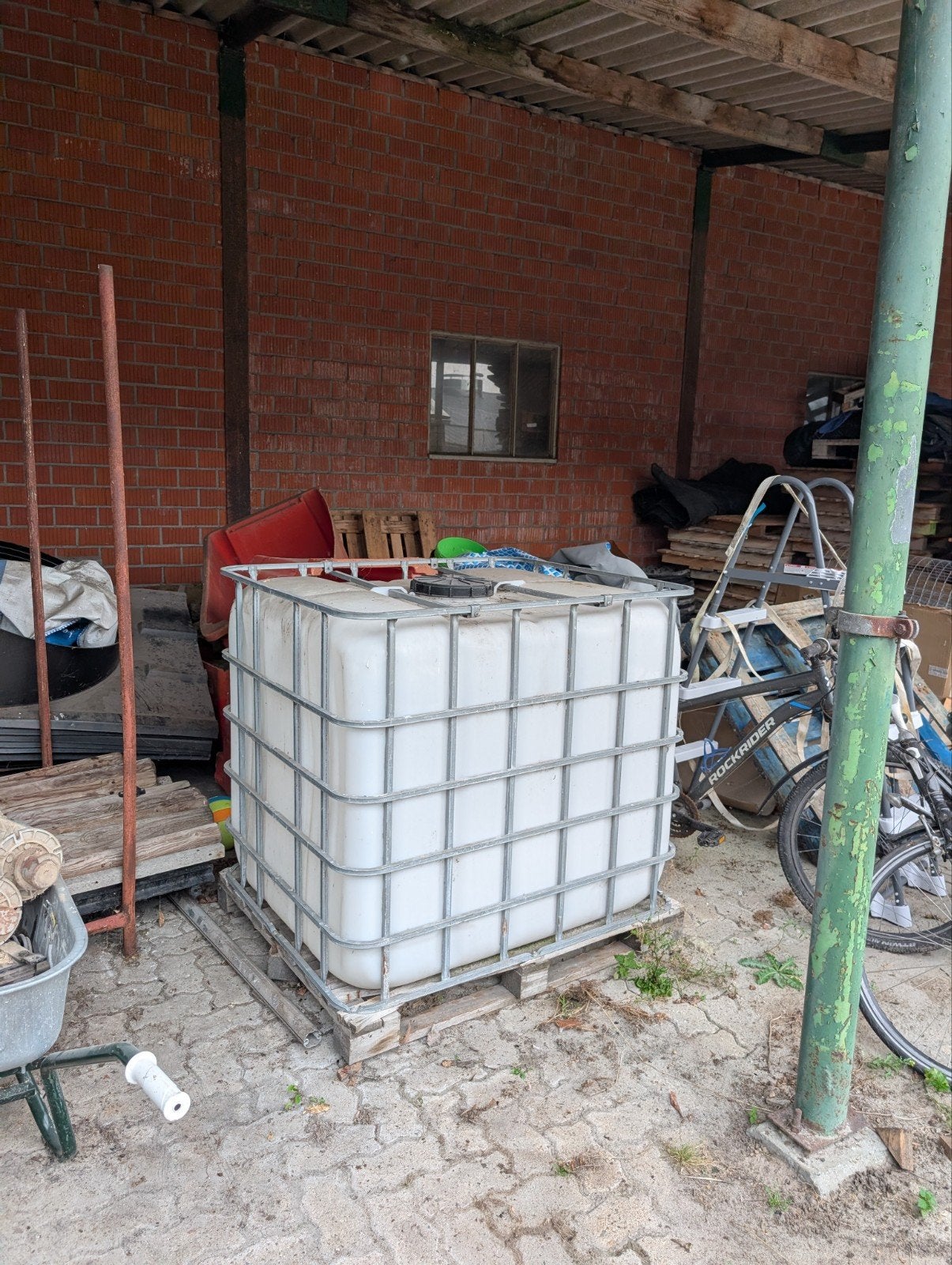 IBC Watertank 1000L - Gebruikt, Ophalen, Gebruikt