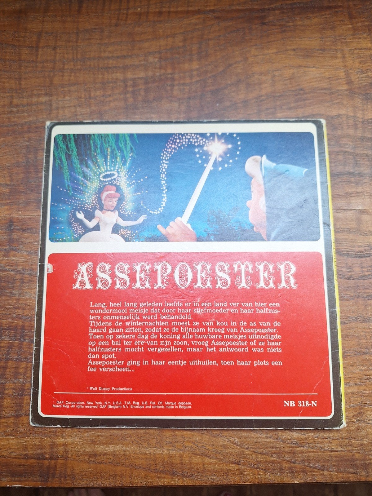 Viewmaster Assepoester - Schijf 3 mist, Ophalen of Verzenden, Gebruikt, Meisje