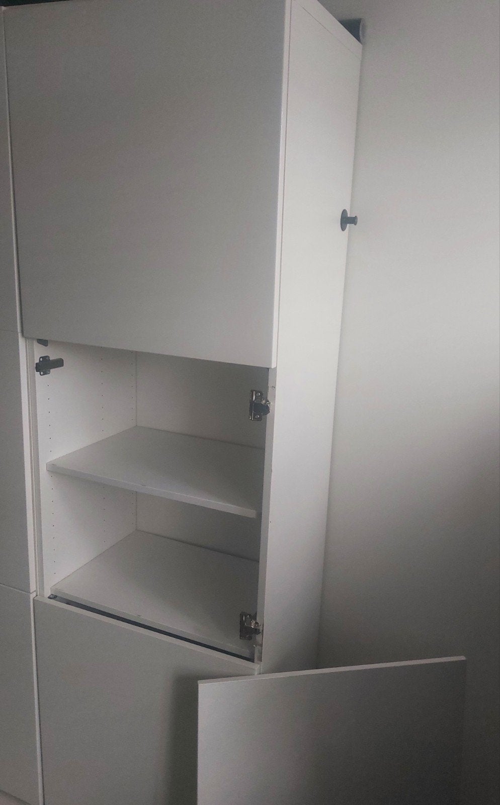 IKEA BESTÅ Kast met deuren - Wit (voor handige klusser), Ophalen, 50 tot 100 cm, 150 tot 200 cm, 25 tot 50 cm
