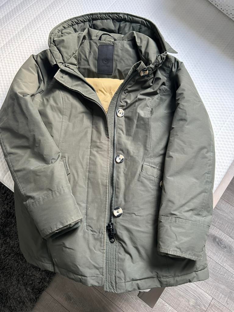 Airforce winterjas groen dames mt L, Kleding | Dames, Jassen | Winter, Ophalen of Verzenden, Gedragen, Maat 42/44 (L), Groen