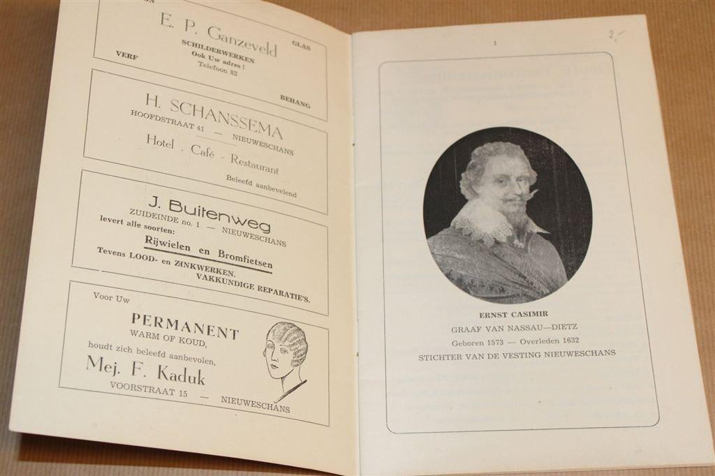 Nieuweschans — Herdenkingsfeesten 1628–1953 — Zeldzaam, Ophalen of Verzenden, Gelezen