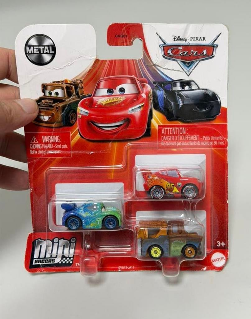 Disney Auto Cars Mini-Racers Junior pixar metal autotjes set, Nieuw, Ophalen of Verzenden, H, H