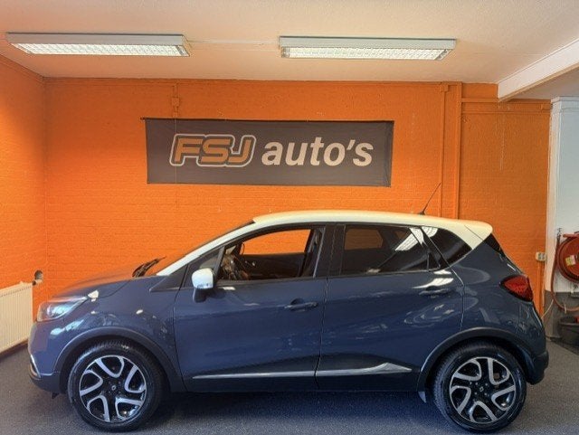Renault Captur 0.9 TCE / DYNAMIQUE / NAVI / AIRCO!, Auto's, Voorwielaandrijving, Stof, Gebruikt, Zwart