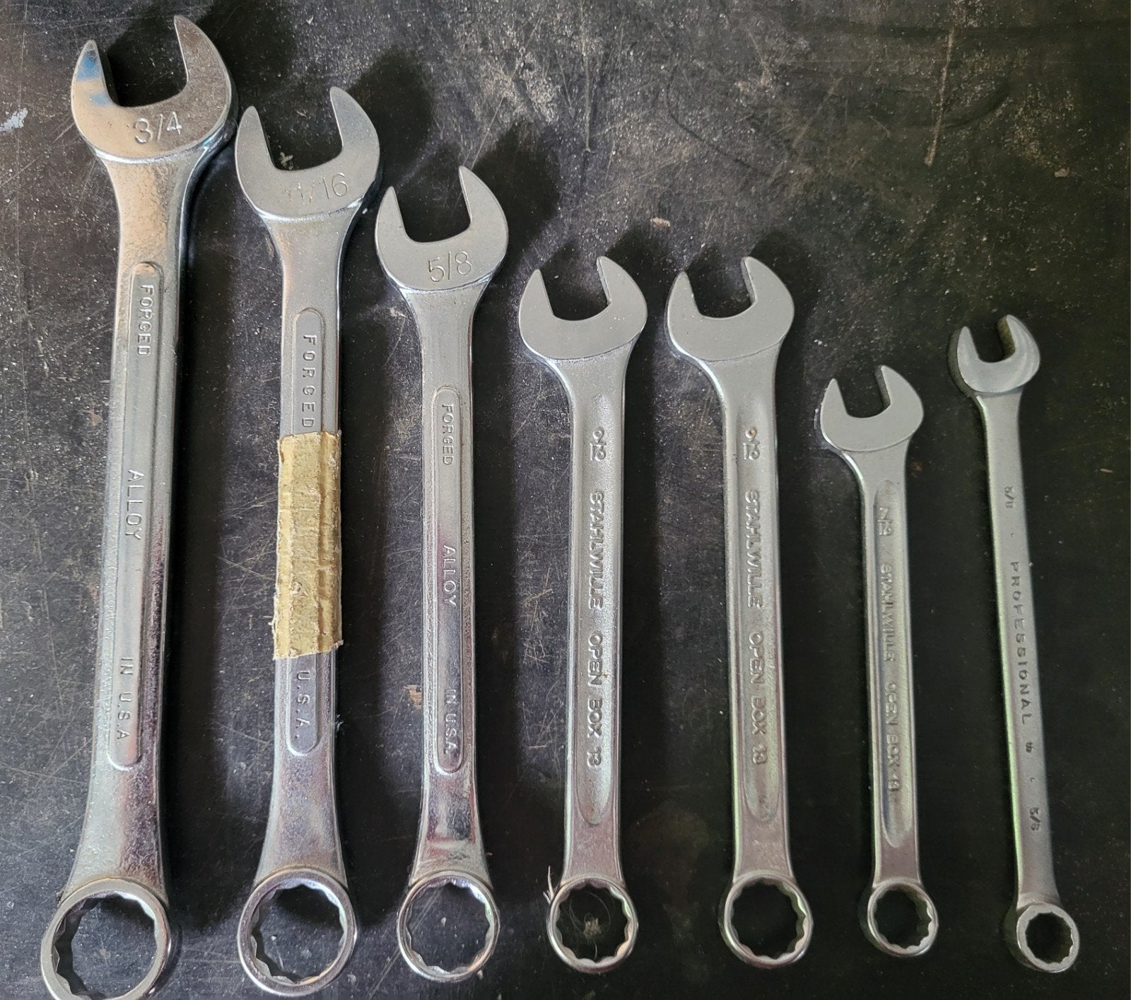 Ring / steeksleutels Engelse maten, Ophalen of Verzenden