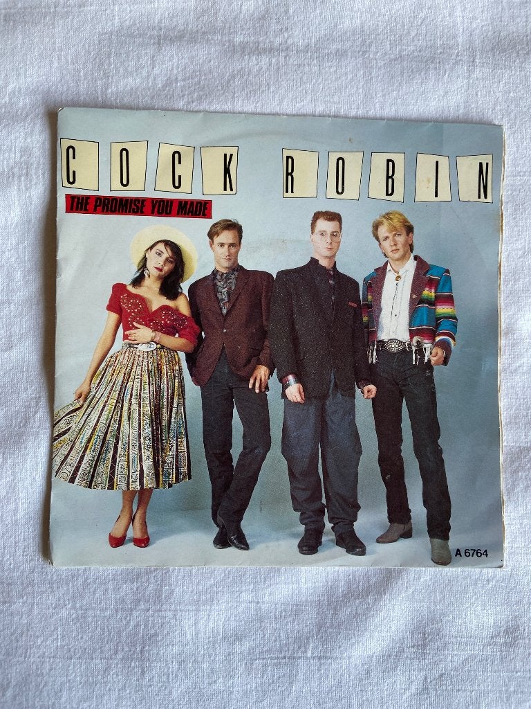 cock robin. -  the promise you make, Pop, 7 inch, Ophalen of Verzenden, Zo goed als nieuw
