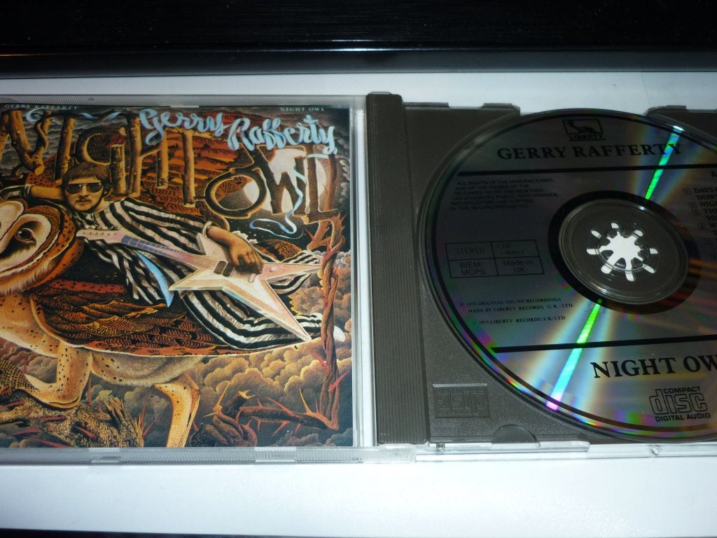 Gerry Rafferty - Night Owl CD (Classic Rock), Inclusief boekje, Gebruikt, Verzenden, Classic Rock