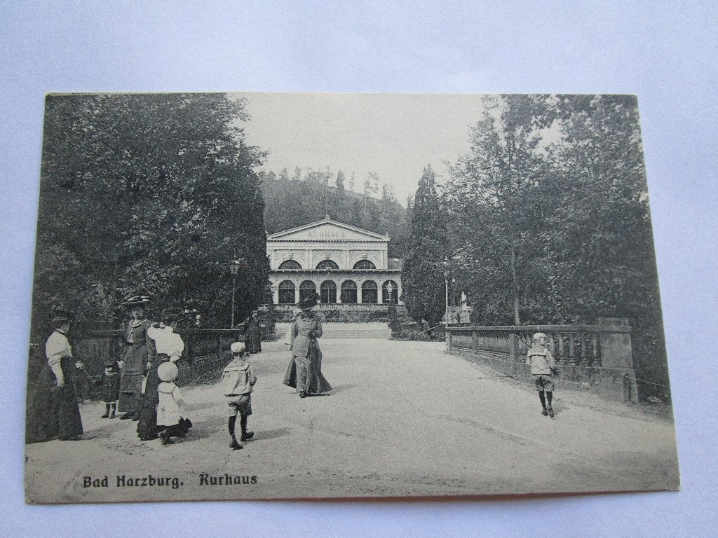 Ansichtkaart Duitsland - Bad Harzburg - Kurhaus, Verzenden, Voor 1920, Gelopen, Duitsland