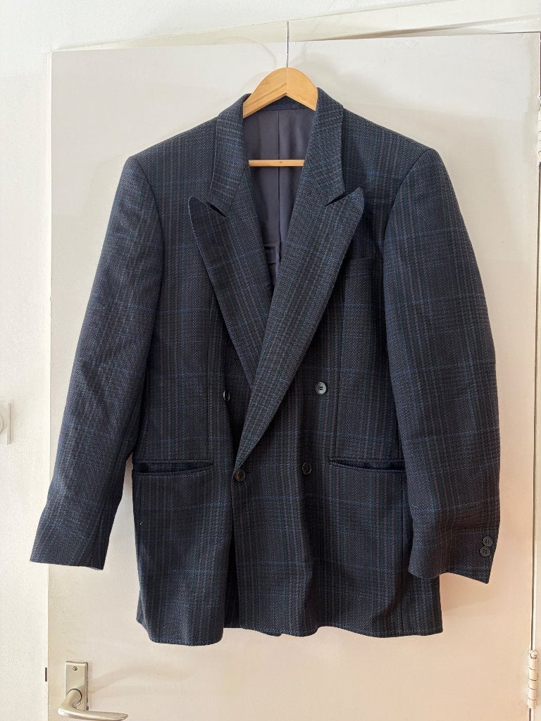 Vintage flanel blazer, Kleding | Heren, Ophalen of Verzenden, Gedragen, Meerkleurig, Windsor