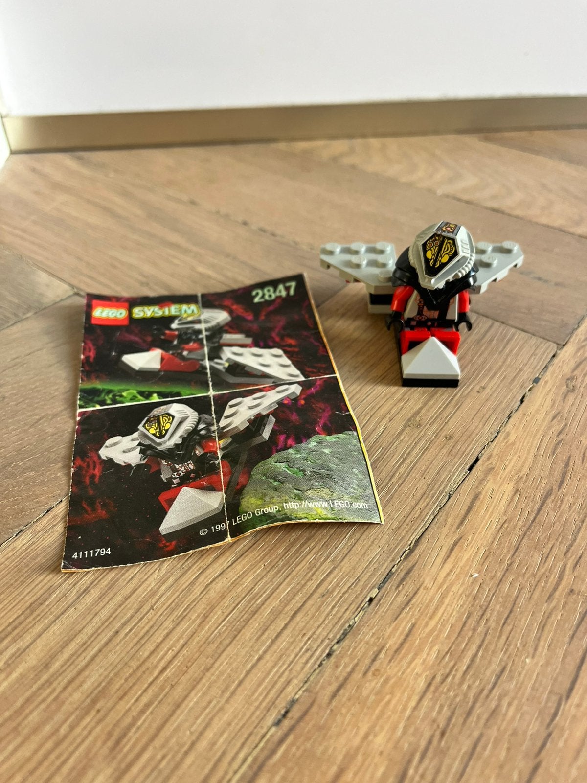 Lego 2847 system space ufo flyer galaxy vintage, Lego, Ophalen of Verzenden, Zo goed als nieuw, Complete set